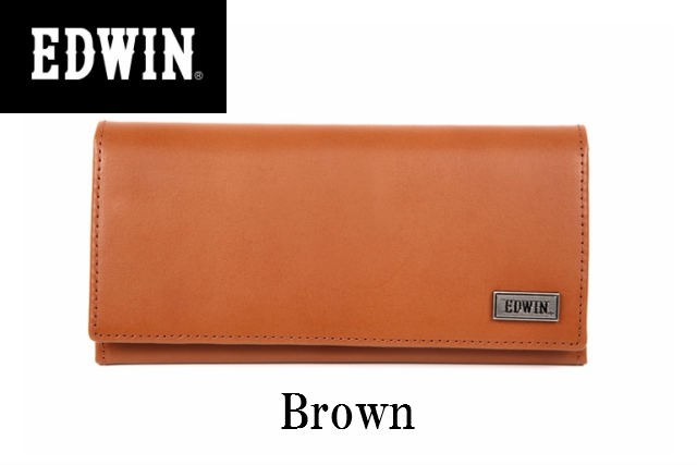 EDWIN エドウィン 財布 メンズ 二つ折り 長財布 軽量 薄い財布