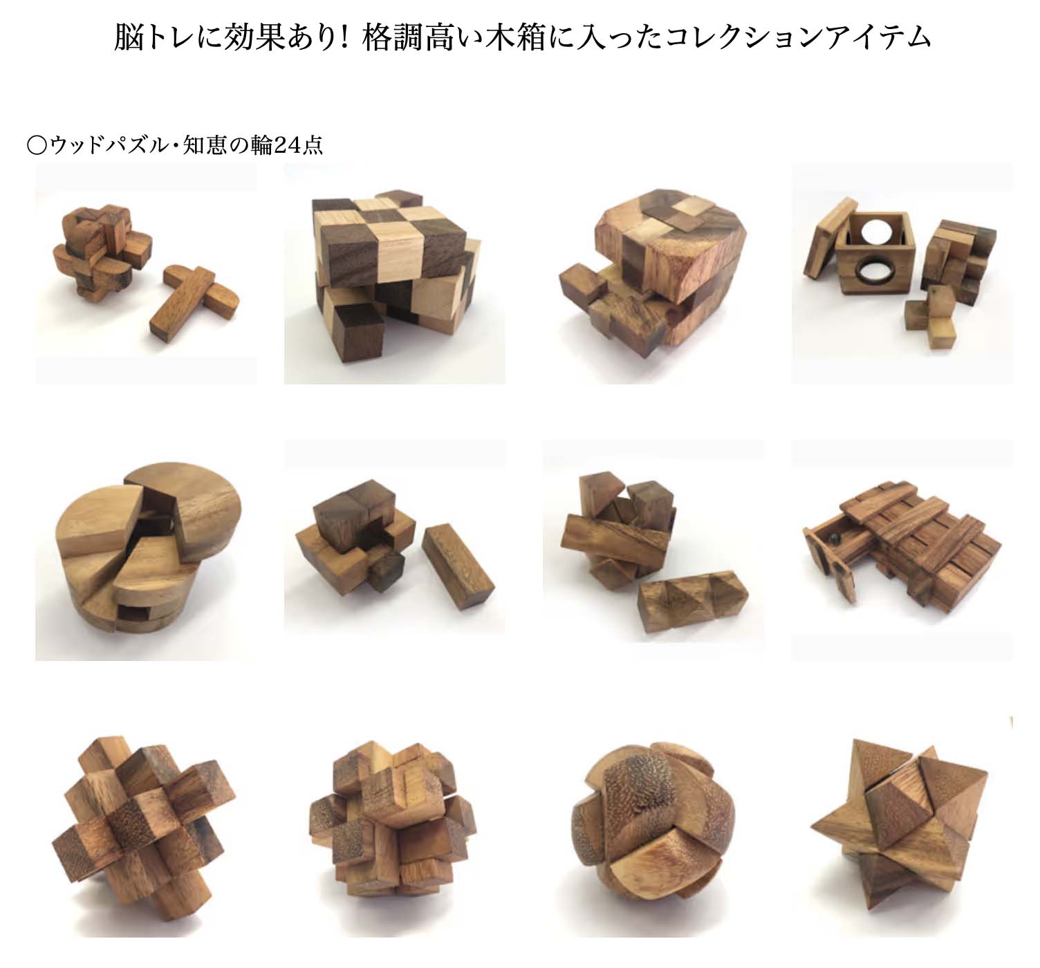 ウッドパズル&知恵の輪