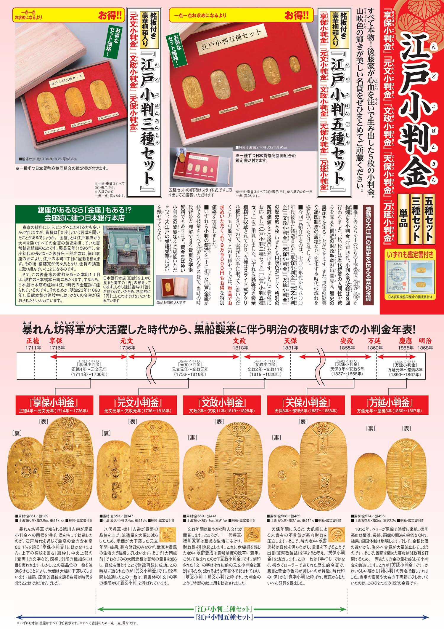 天保小判金