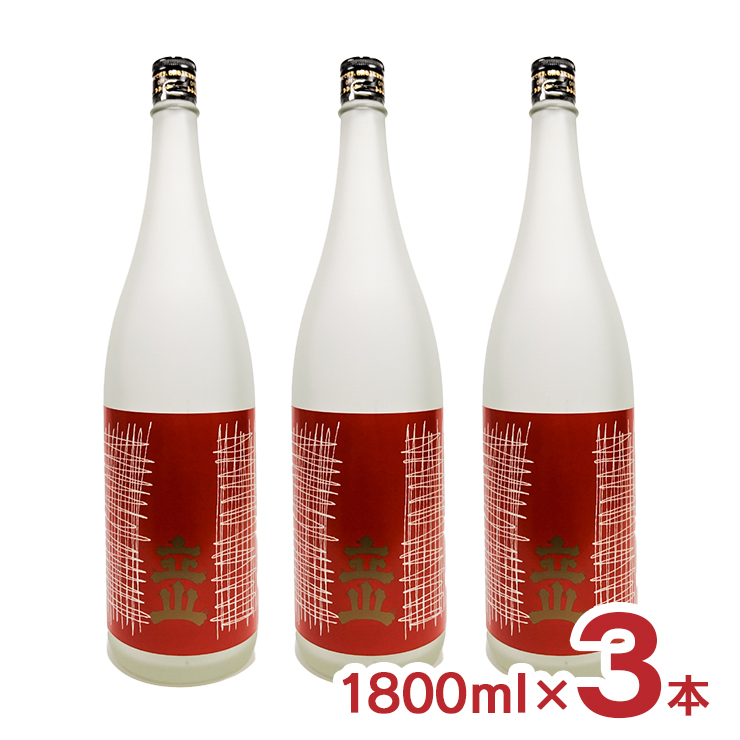 立山 吟醸立山 1800ml 3本 富山 日本酒 地酒 立山酒造 送料無料｜tokyo-syusui