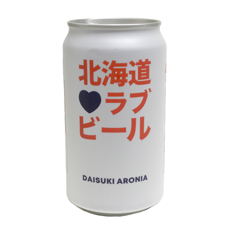 ビール クラフトビール 北海道ラブビール DAISUKI ARONIA 350ml 24本 缶 薄野地麦酒 すすきの 地ビール 送料無料｜tokyo-syusui｜02