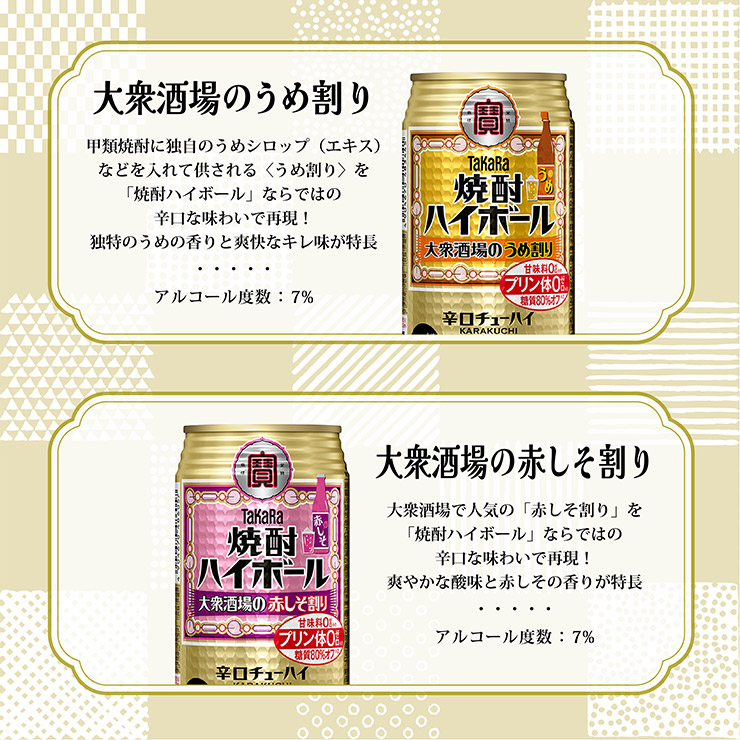 宝酒造 タカラ 焼酎ハイボール 飲み比べセット 350ml 20本