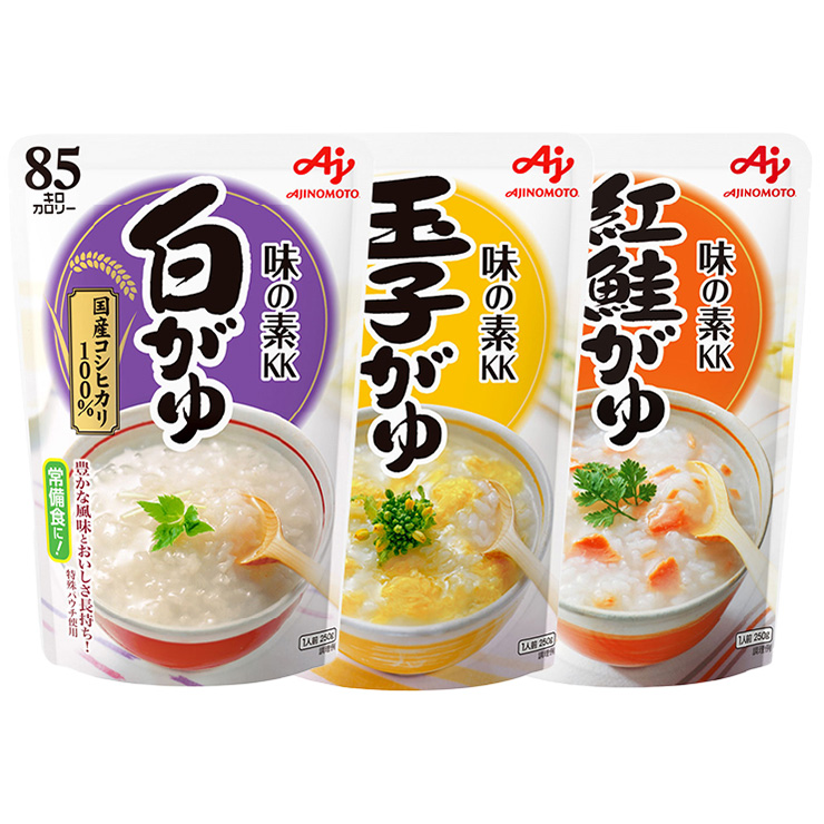 AJINOMOTO（味の素） 選べるセット おかゆ 3種セット 3種 各9個 計27個