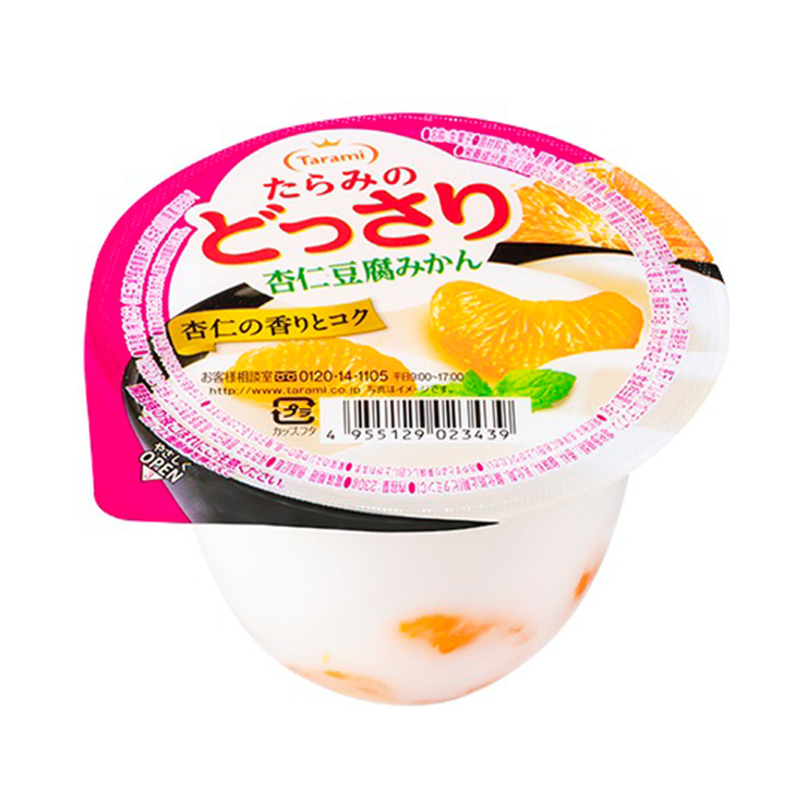杏仁 たらみ たらみのどっさり 杏仁豆腐みかん 230g 24個 カップ