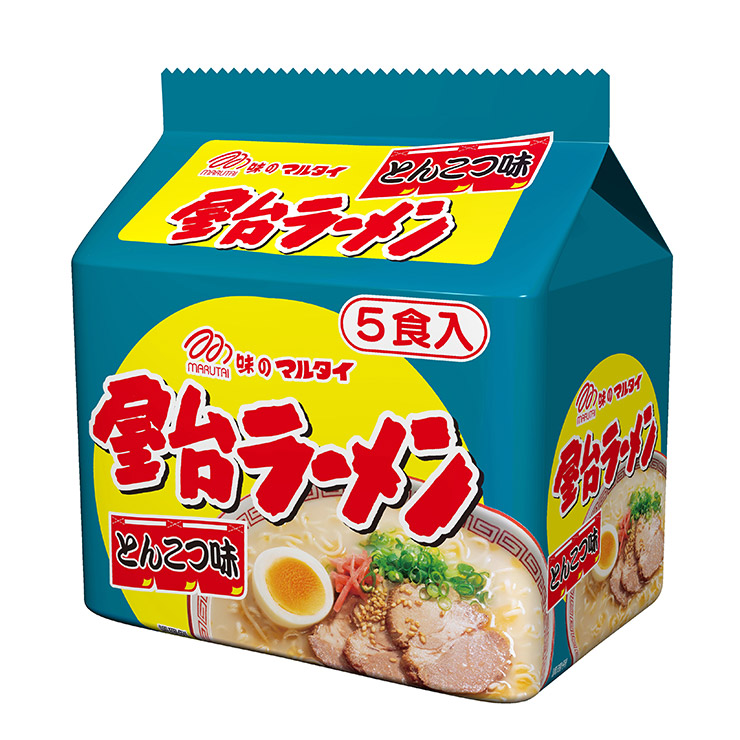 マルタイ ラーメン インスタント袋 一幸舎監修 豚骨ラーメン 5食入 6個