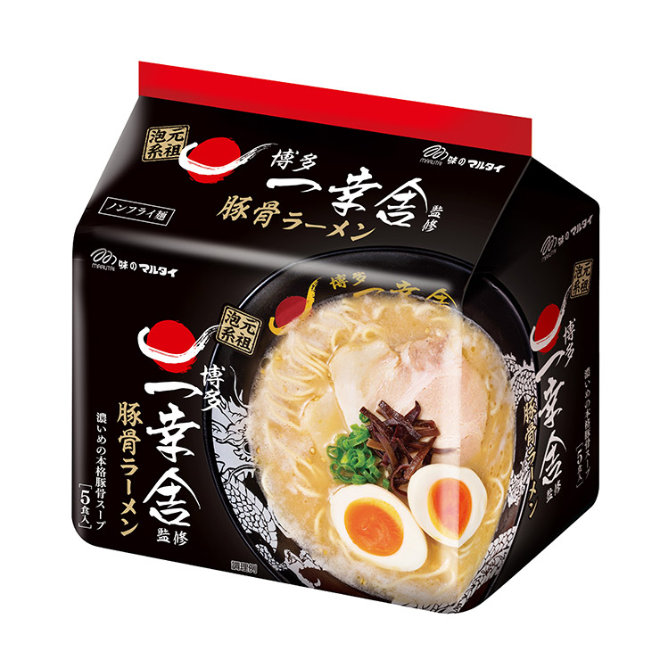 マルタイ ラーメン インスタント袋 一幸舎監修 豚骨ラーメン 5食入 6個