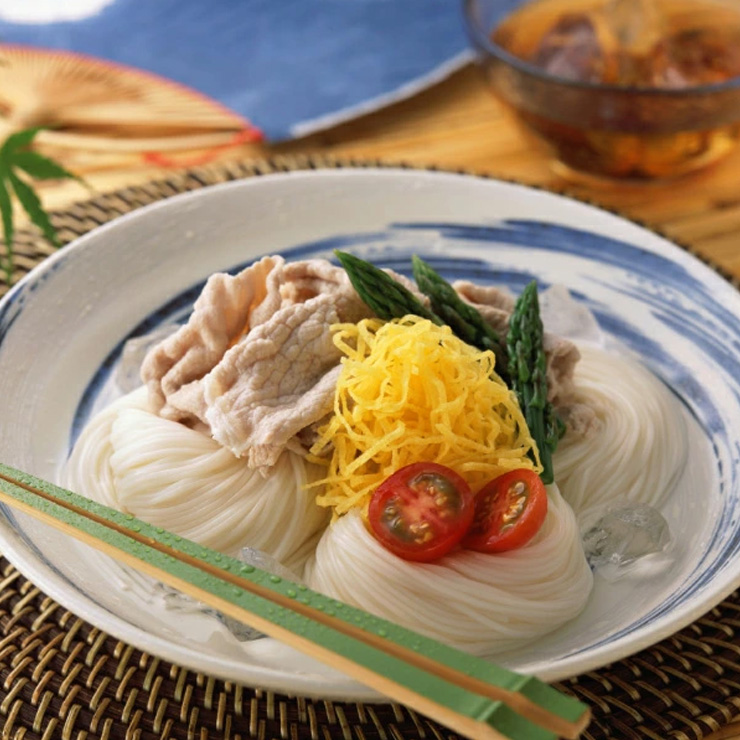 揖保乃糸 お中元 ギフト 2025 手延素麺 縒つむぎ 50g 32束 MG