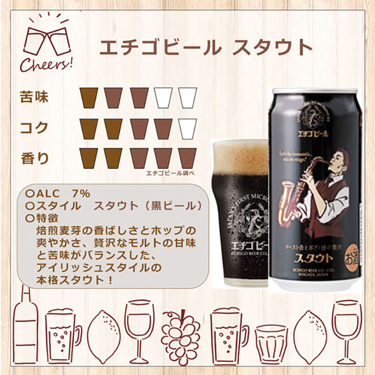 エチゴビールスタウト350ml
