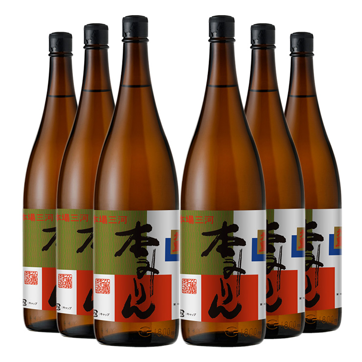 みりん 本みりん 八重九重 びん 1800ml 6本 九重味淋 料理 送料無料