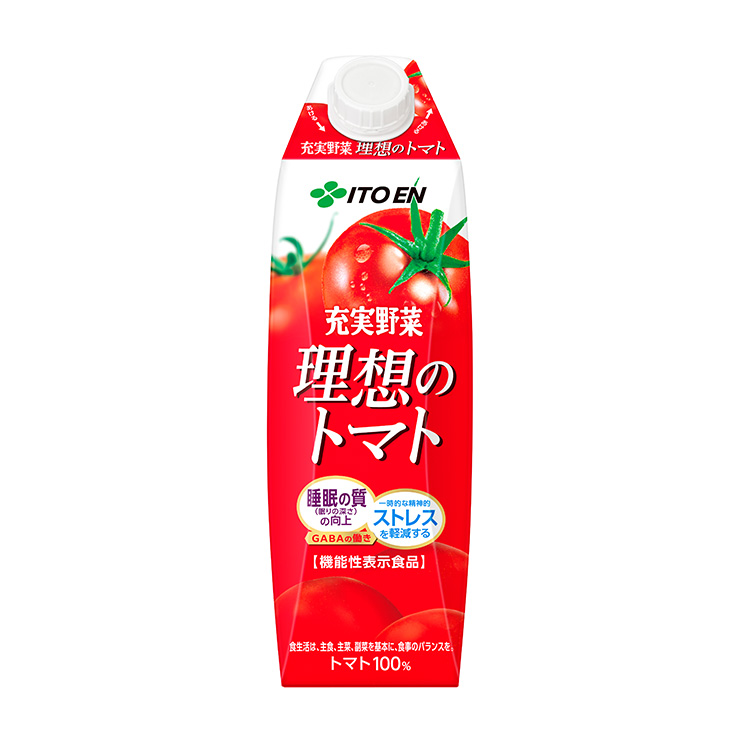 理想のトマト トマトジュース トマト キャップ付き 1000m…