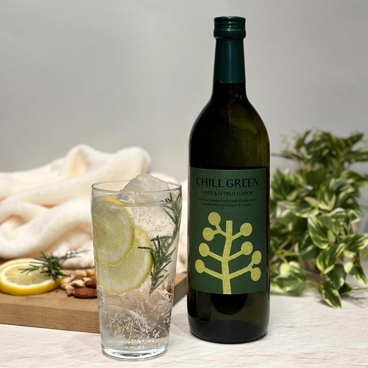 濱田酒造 焼酎 本格焼酎 CHILL GREEN spicy&citrus 25度 720ml 6本