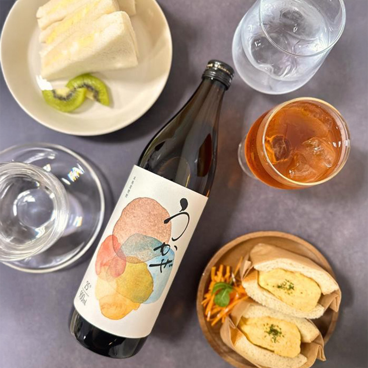 濱田酒造 焼酎 本格焼酎 うかぜ 25度 900ml 6本 麦焼酎 フルーティー