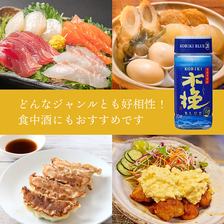 雲海酒造 焼酎 木挽BLUE 20度 パック 1800ml 6本 1ケース 芋焼酎