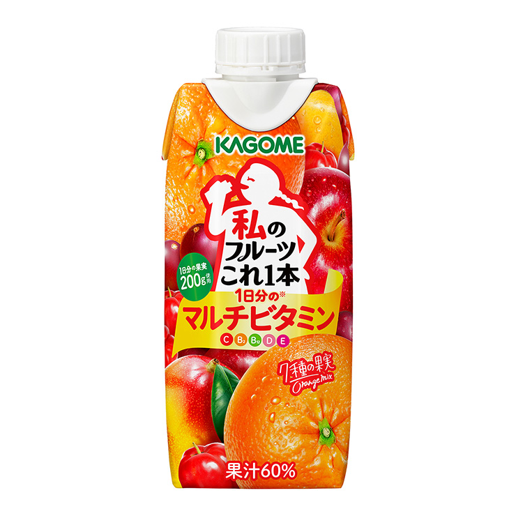 KAGOME（カゴメ） 私のフルーツこれ一本 1日分のマルチビタミン 330ml
