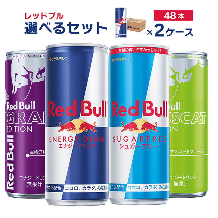 レッドブル（RedBull） 選べる セット 2ケース エナジードリンク 250ml