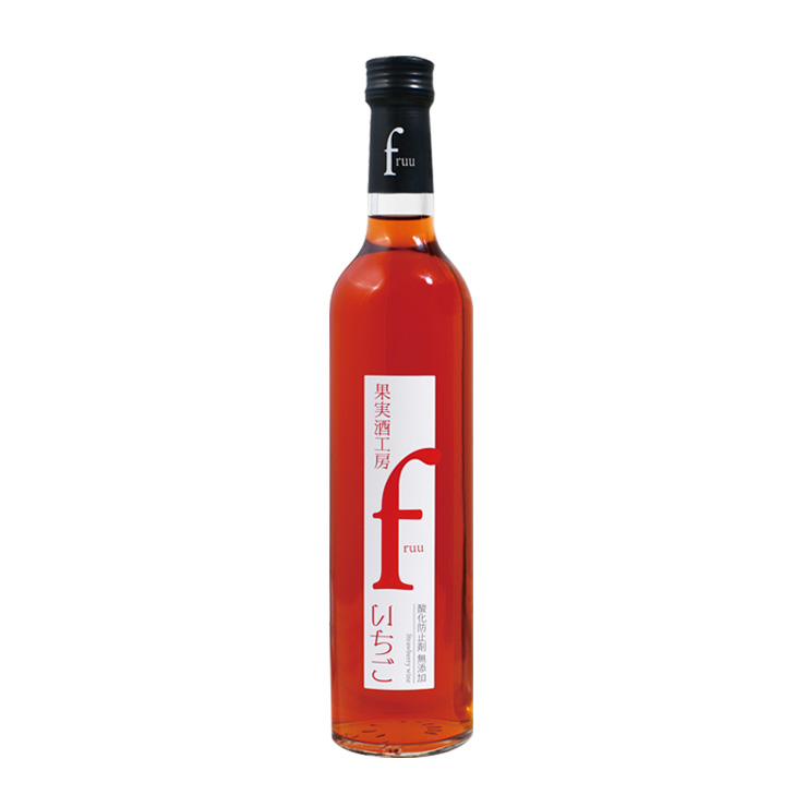 シャトー勝沼 ワイン フルーツワイン 果実酒工房 fruu いちご 500ml 6