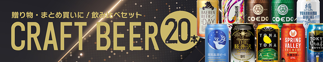 クラフトビール飲み比べ20本セット