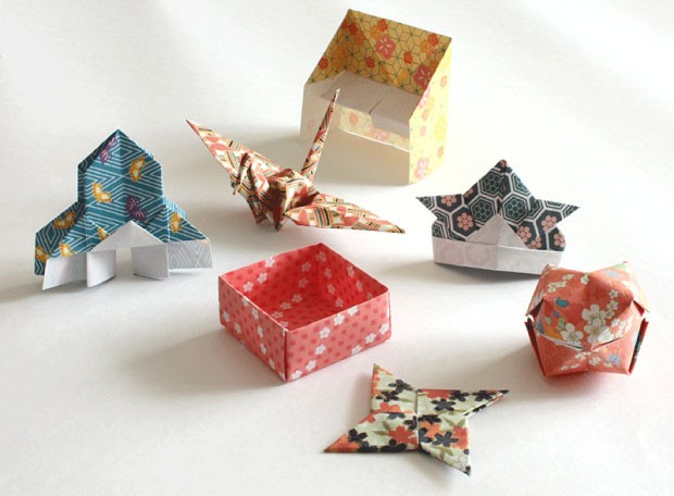 実际に出力した千代纸で作ってみました!