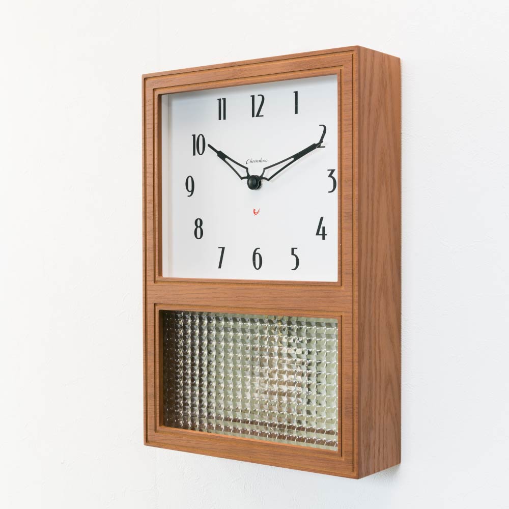 シャンブル 時計 chambre 振り子時計 掛け時計 CHAMBRE GLASS PENDULUM