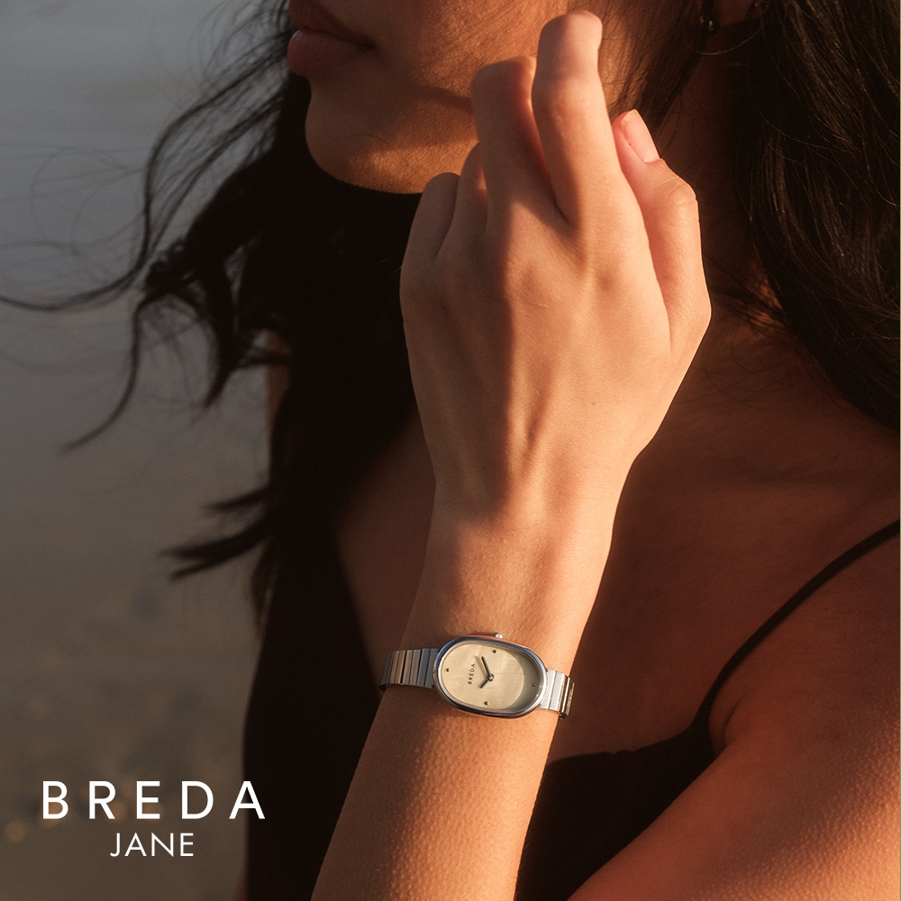 【BREDA】JANE 腕時計 1741c Jane Bracelet Watch 23mm Gold-Plated | Mother of Pearl Dial