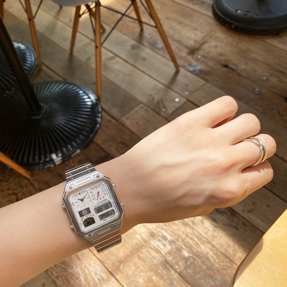 CITIZEN RECORD LABELサーモセンサー腕時計JG2120-65A 楽天市場】【お取り寄せ】 シチズン コレクション レコード