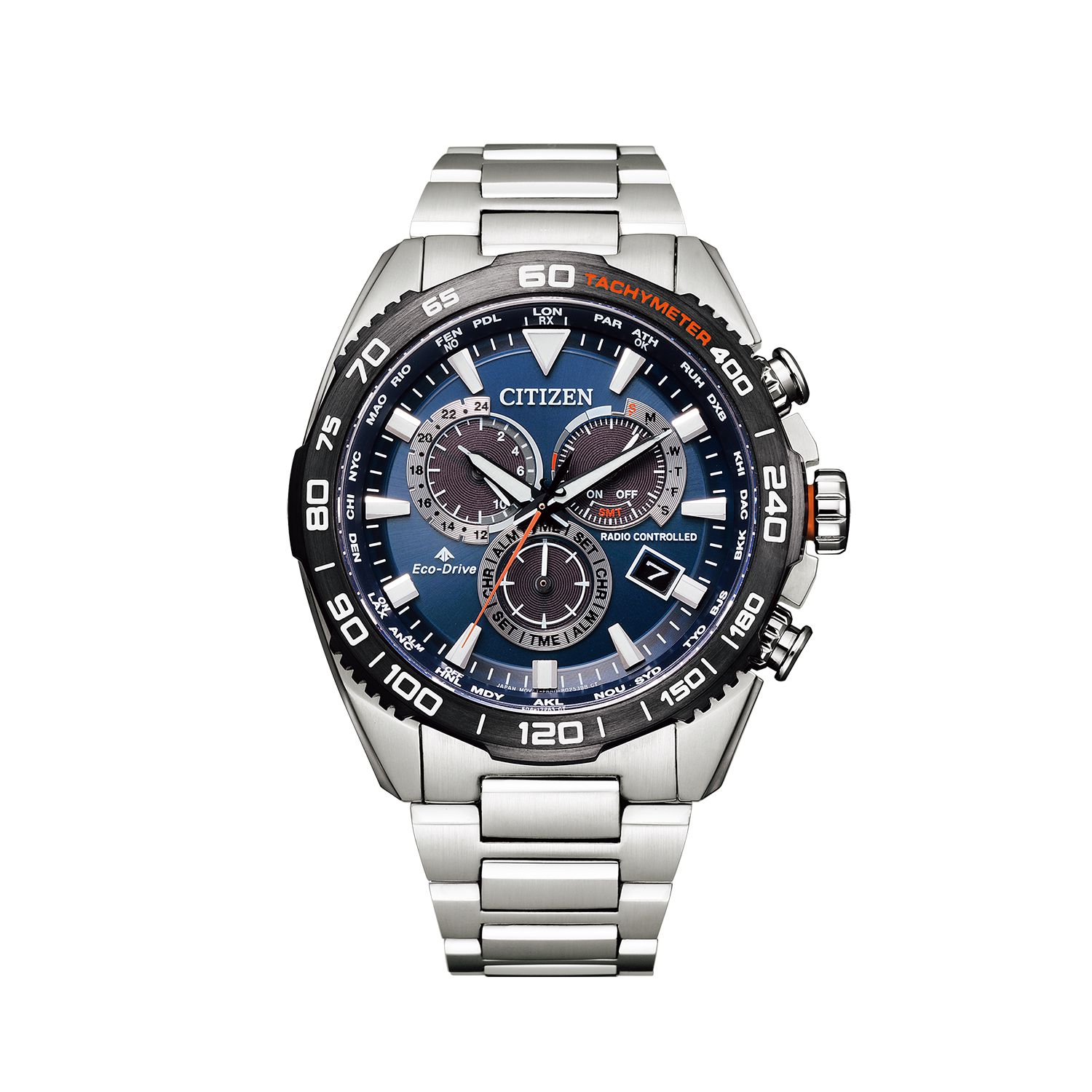 新品電池 稼働 CITIZEN プロマスター クロノグラフ QZ メンズ 腕時計 PROMASTER シチズン プロマスター 電波時計 ソーラー CITIZEN CB5034