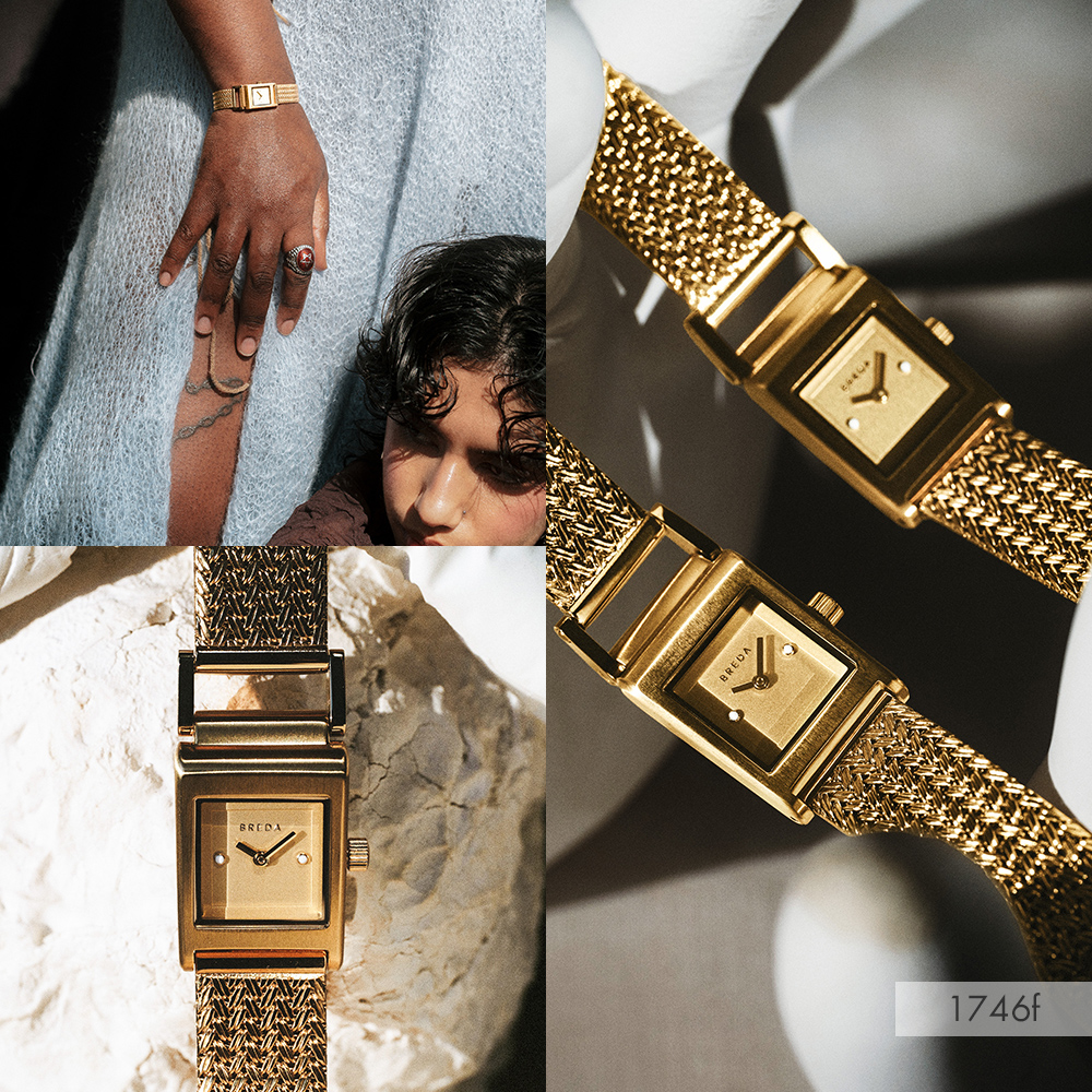 1746f / ゴールドの文字盤、ゴールドケースとブレスレット