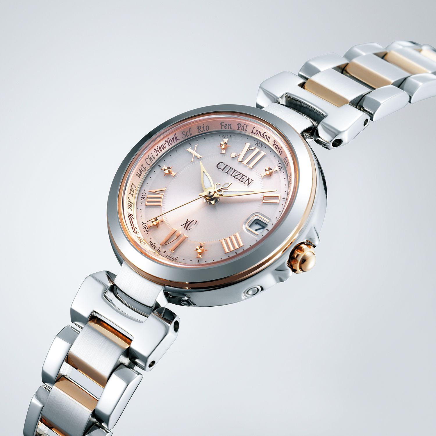 XC クロスシー シチズン ソーラー電波時計 CITIZEN xC EC1034-59W エコ