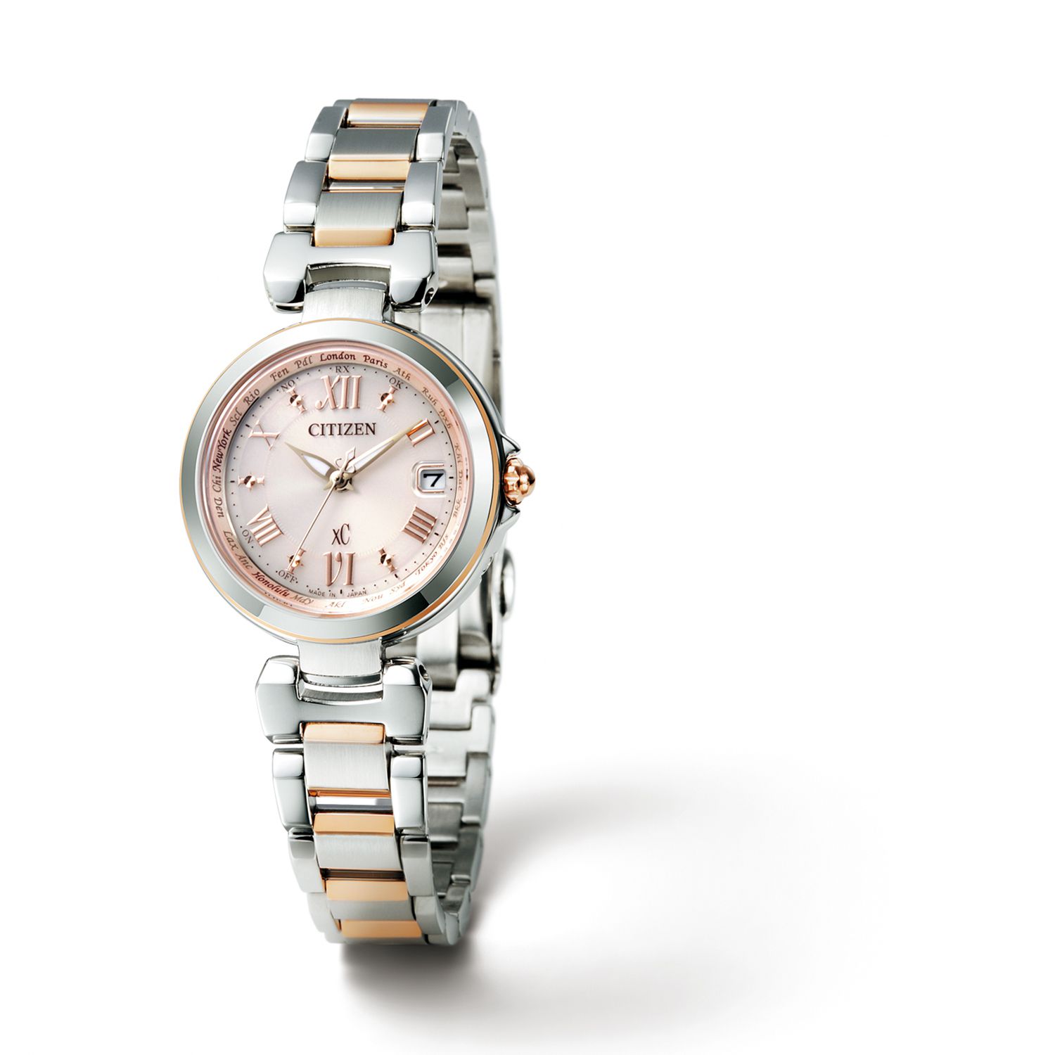 XC クロスシー シチズン ソーラー電波時計 CITIZEN xC EC1034-59W エコ