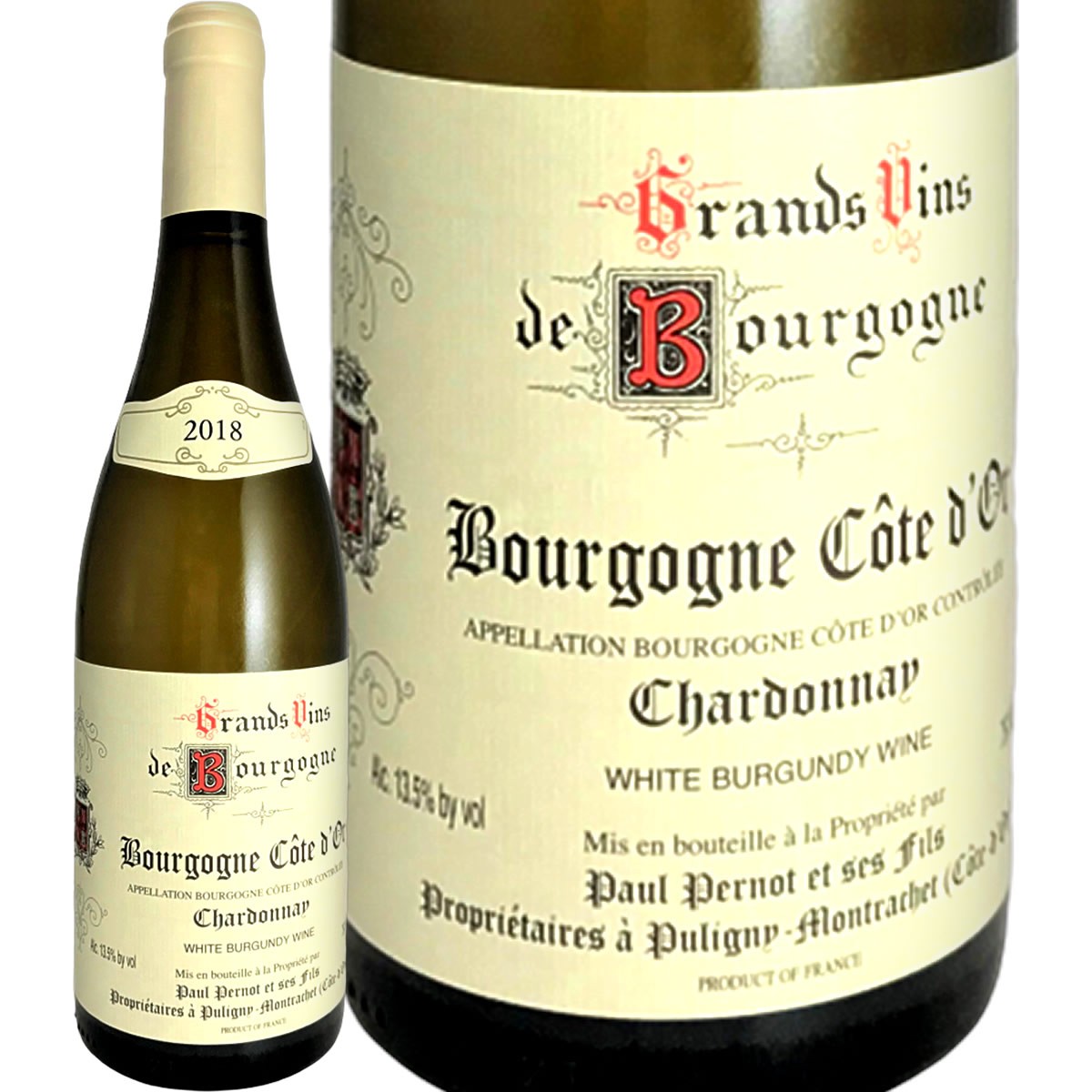 白ワイン フランス ブルゴーニュ wine 750ml bourgogne ドメーヌ・ポール・ペルノ・ブルゴーニュ・コート・ドール・シャルドネ  chardonnay 2018 France 辛口 :amz0201:東京ワインガーデン - 通販 - Yahoo!ショッピング