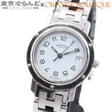 HERMES（エルメス） クリッパー CL1.910 ホワイト SS クロノグラフ