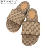 GUCCI（グッチ） サンダル 624695 ベージュ GGキャンバス スライド