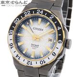 【稼働品】CITIZENアテッサ 30周年記念限定品BKチタン AT3055 CITIZEN（シチズン） アテッサ AT3055-57L ブラックxネイビー スーパー
