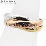 Cartier（カルティエ） トリニティ リング スリーカラーゴールド K18YG