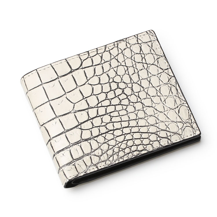 東京クロコダイル 財布 メンズ 二つ折り日本製 クロコダイル ポロサス