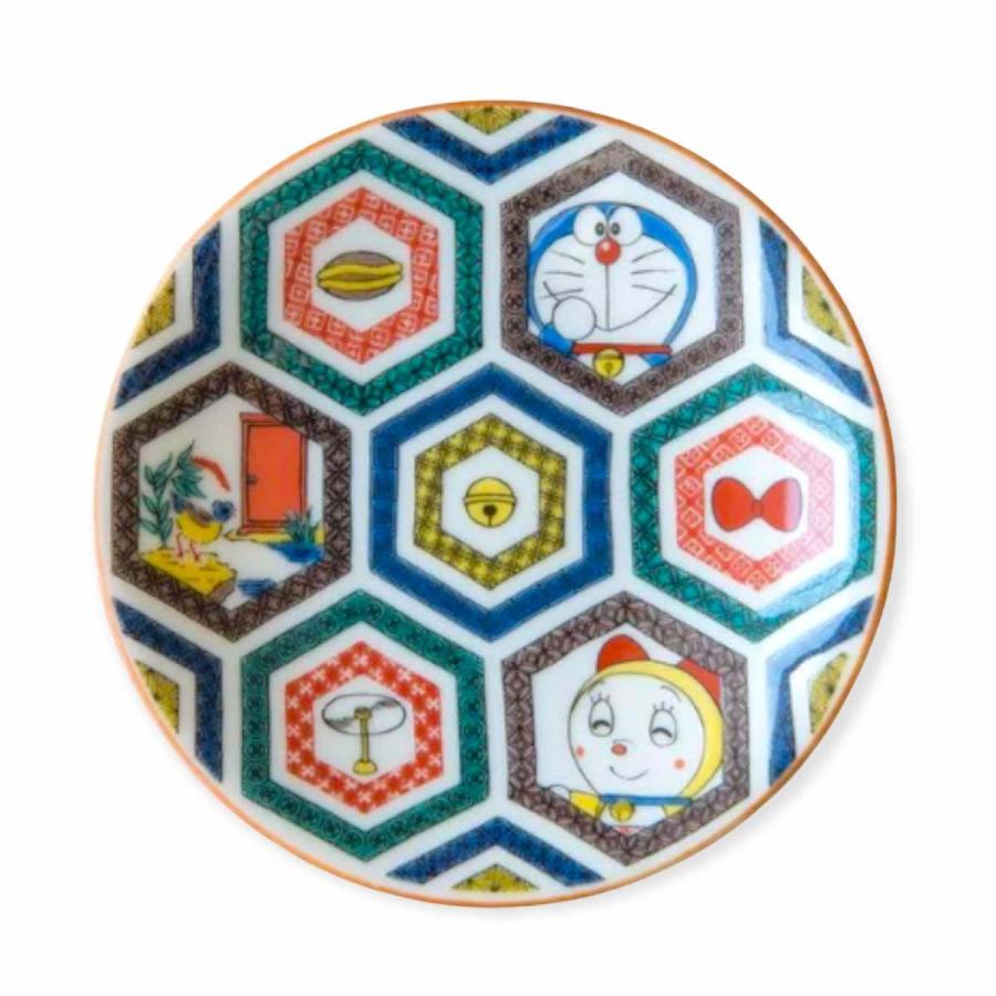 九谷焼 ドラえもん 小皿 皿 亀甲 12cm おしゃれ 日本製 食器 doraemon