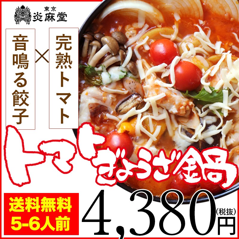 東京炎麻堂 ぎょうざ鍋セット 醤油ベース5～6人前