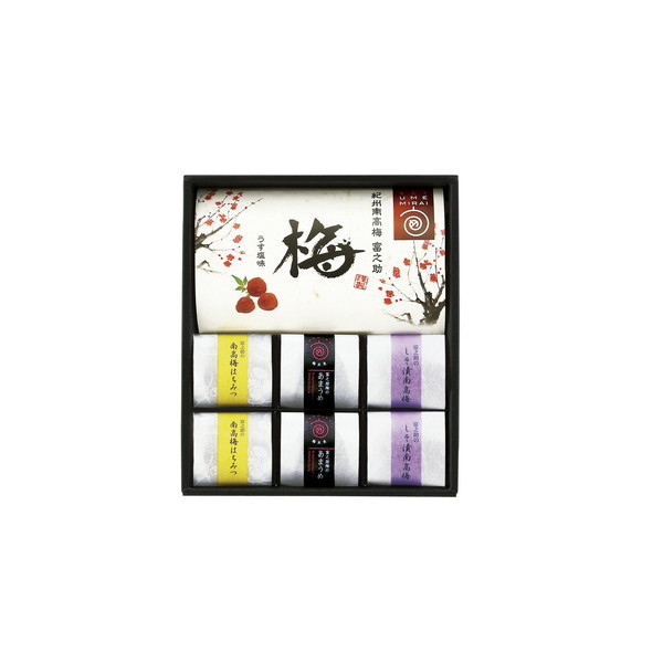 梅未来 紀州南高梅4種詰合せ U-HAUS-30 ギフト包装・のし紙無料 (B5)
