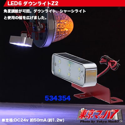 LED6  ダウンライトZ2 ホワイト24v