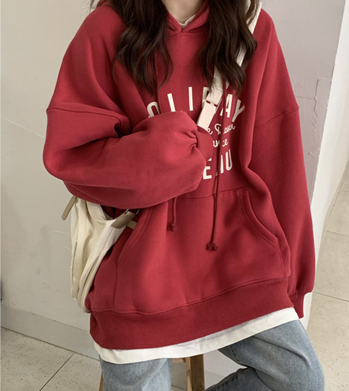 パーカー レディース 秋コーデ プルオーバー フード付き スウェット トレーナー ゆったり 秋服 カジュアル アウター カットソー レトロ ス パーカー レディース プルオーバー トレーナー カットソー