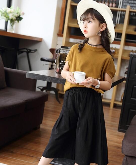 キッズ女の子　ベスト&ガウチョパンツ 楽天市場】秋冬 送料無料 トップス 長袖tシャツ+ベスト+ガウチョ