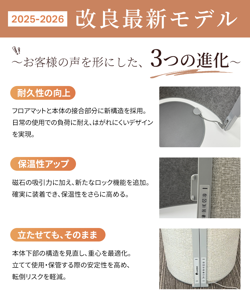 【最安値挑戦!4,080円だけ】パネルヒーター 小型 足元ヒーター 即暖 遠赤外線パネルヒーター 5段階調温 4段階タイマー 軽量薄型 静音 転倒自動OFF 暖房床面あり 関連画像2