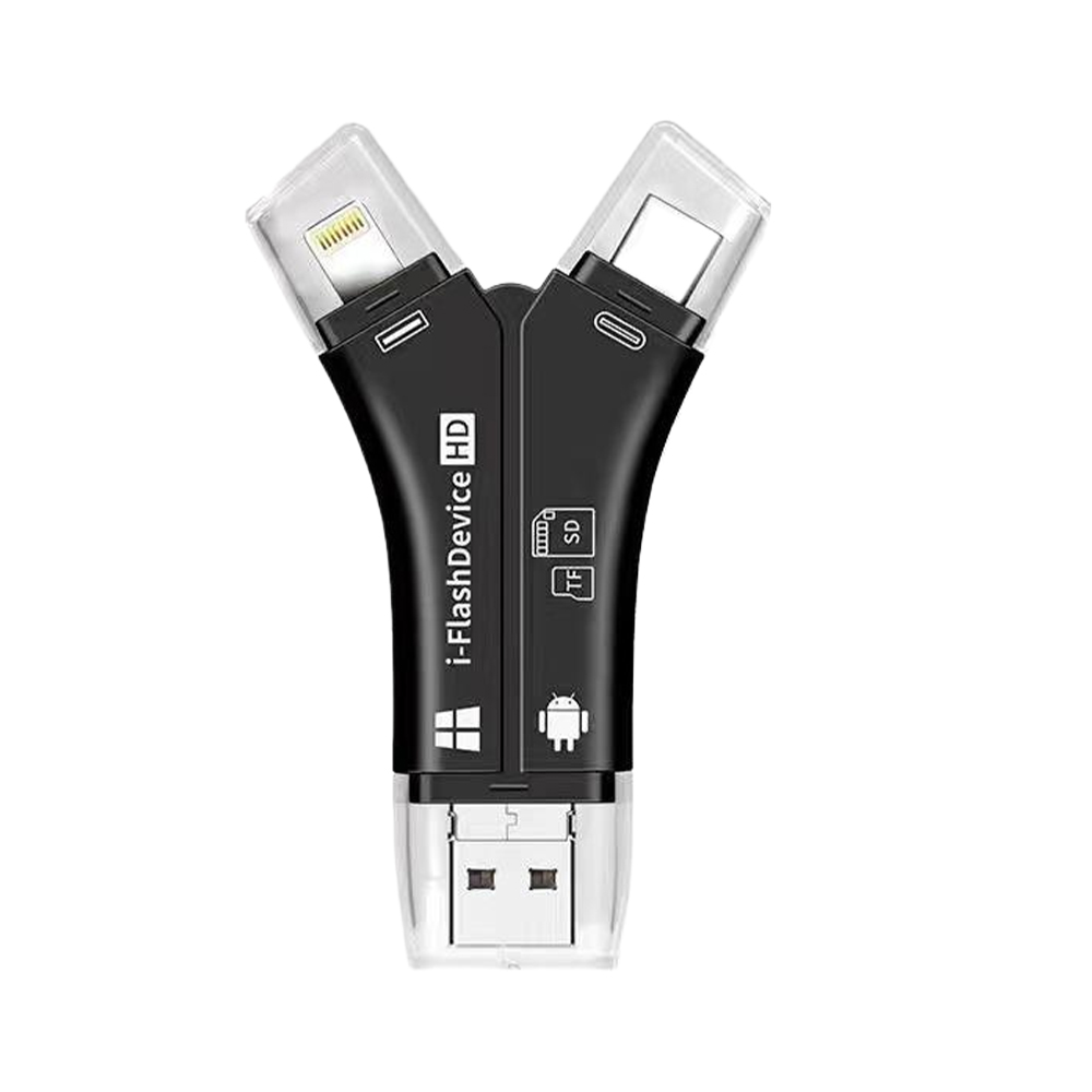 1TB対応大容量】SDカードリーダー 4in1 iPhone17 対応 1TB USB USB