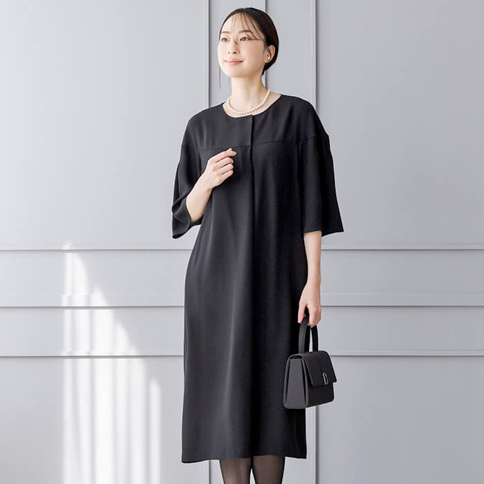 東京ソワール ブラックフォーマル ワンピース 喪服 レディース 婦人
