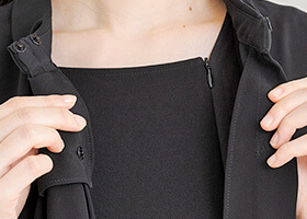 東京ソワール 30％OFF ブラックフォーマル 喪服 レディース フリルが