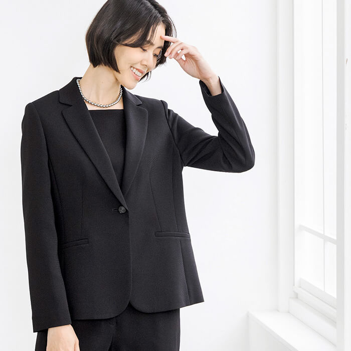 東京ソワール ブラックフォーマル 喪服 ジャケット 単品 レディース