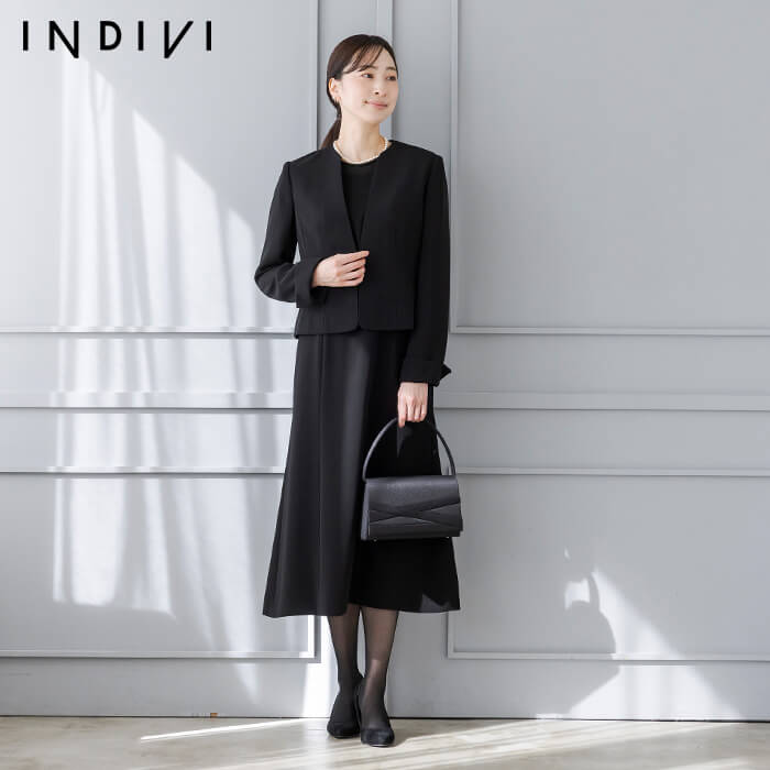 INDIVI（インディヴィ） 喪服 レディース ブラックフォーマル 東京