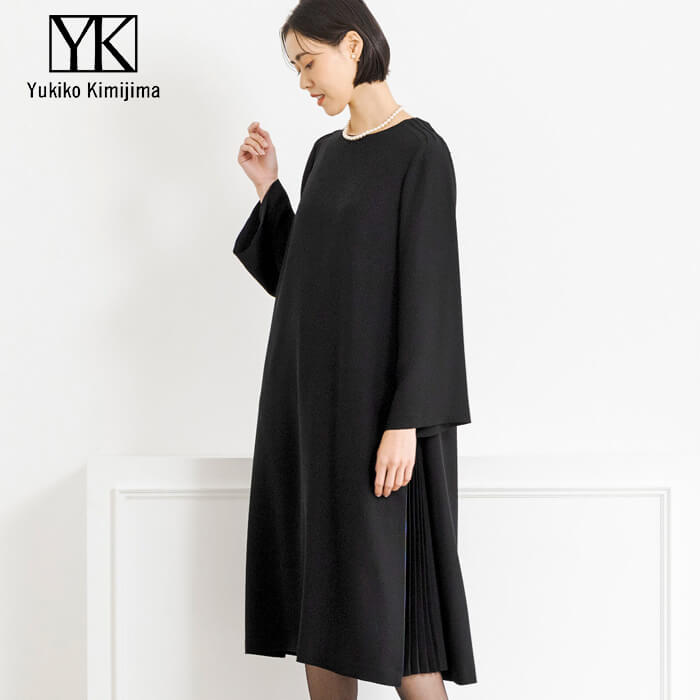Yukiko Kimijima 喪服 ワンピース レディース ブラック