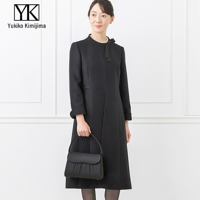 喪服 レディース ブラックフォーマル 東京ソワール ユキコミジマ Yukiko Kimijima ロング 礼服 黒 女性 葬式 告別式 卒業式 40代  50代 60代 ミセス 4203452 : 4203452 : 東京ソワール ヤフー店 - 通販 - Yahoo!ショッピング