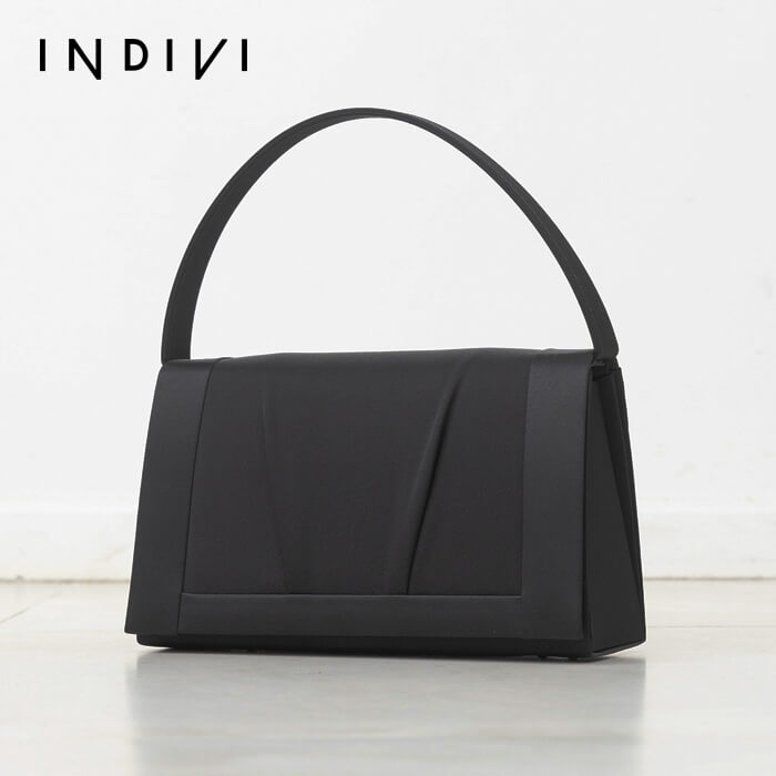 INDIVI（インディヴィ） ブラックバッグ フォーマル 黒 喪服 礼服 東京